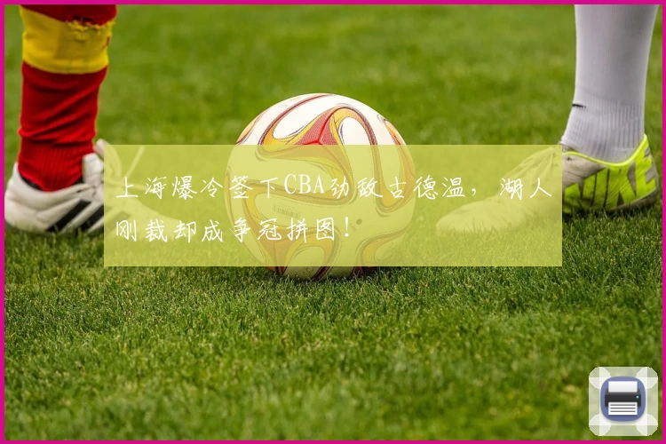 上海爆冷签下CBA劲敌古德温,湖人刚裁却成争冠拼图!